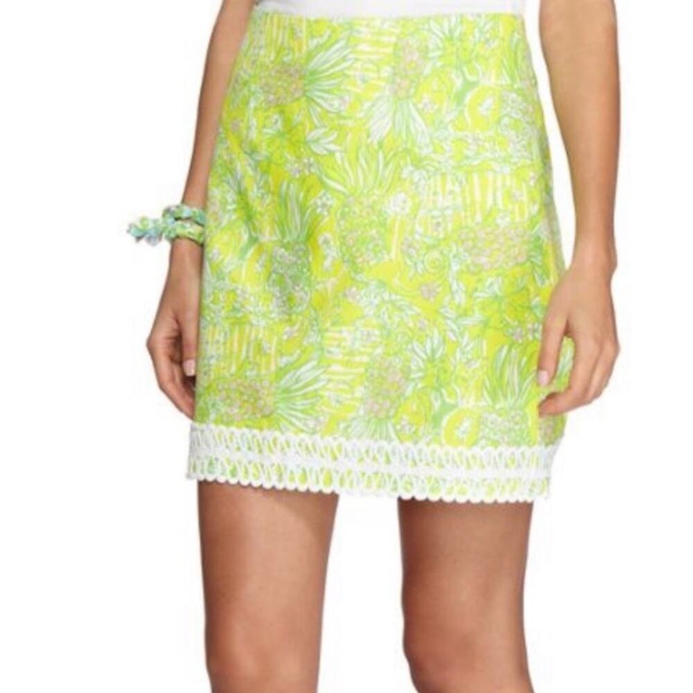 Lilly Pulitzer Lime Green Mini Skirt